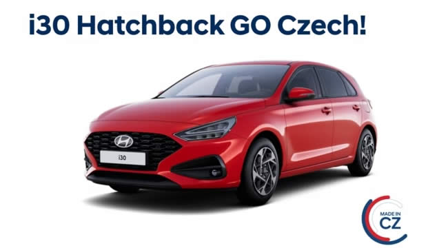 Hyundai i30 hatchback GO Czech!