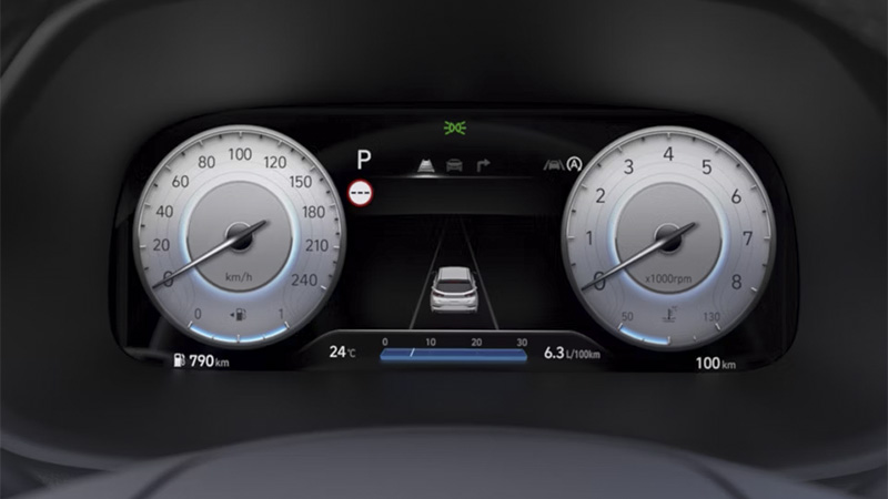 Hyundai i30 - 10,25” digitální přístrojový štít