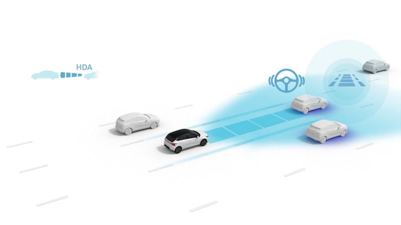 Hyundai i30 Kombi - Asistent pro jízdu na dálnici (HDA 1.5)