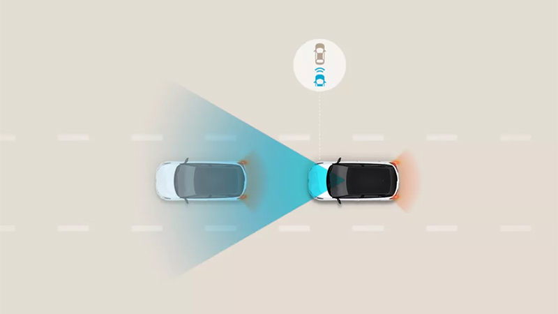 Asistent pro předcházení čelním kolizím 2 Hyundai KONA Electric