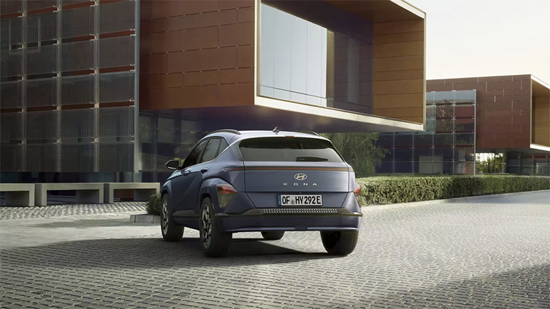Výrazný design zadní části Hyundai KONA Electric