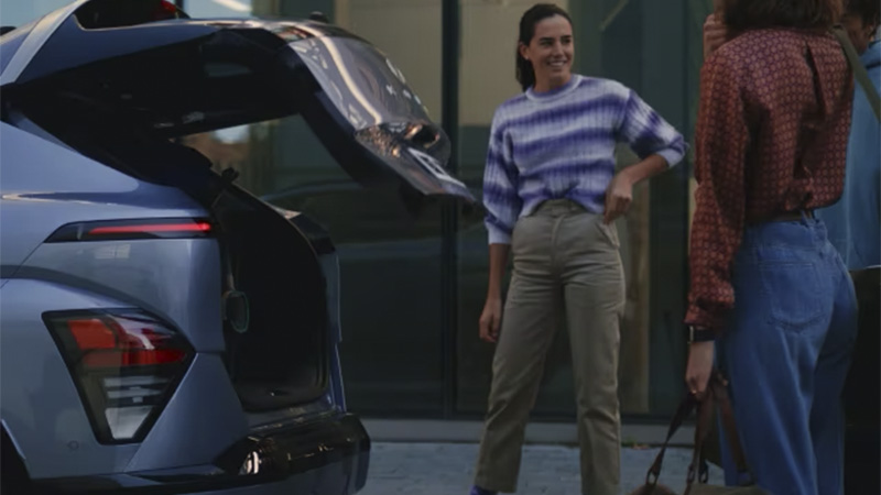 Větší a všestrannější nákladový prostor Hyundai KONA Electric