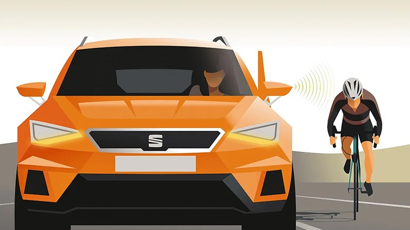 Asistent senzor mrtvého úhlu - SEAT Ateca