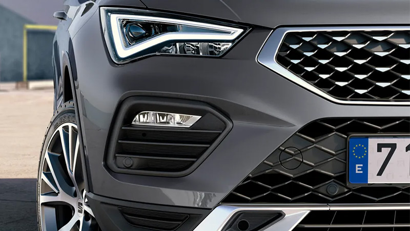 Detail přední masky modelu SEAT Ateca