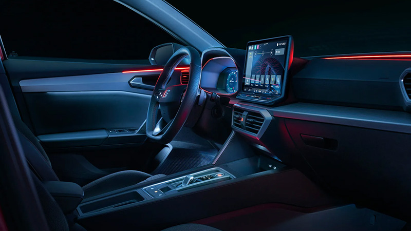 LED ambientní osvětlení uvnitř vozu SEAT Leon Sportstourer