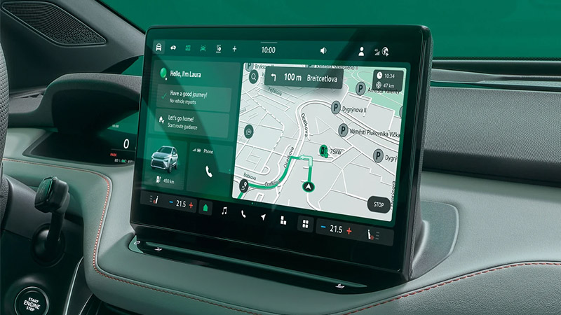 Škoda Elroq RS - Špičkový infotainment