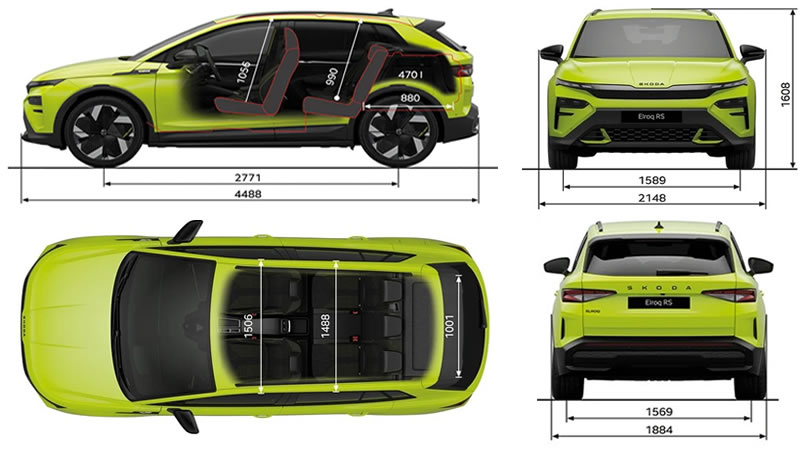 Škoda Elroq RS - Technické údaje