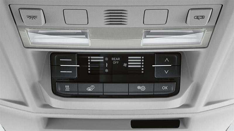 vw crafter skrinovy vuz ovladani topeni