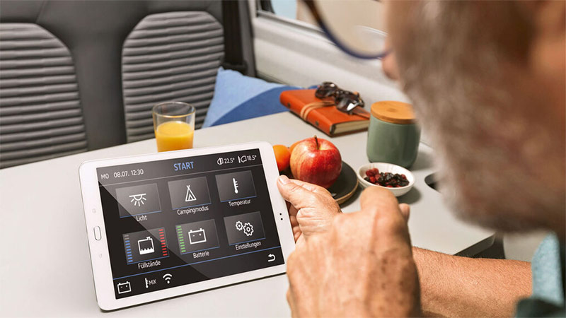 Volkswagen Grand California vw grand california chytra aplikace