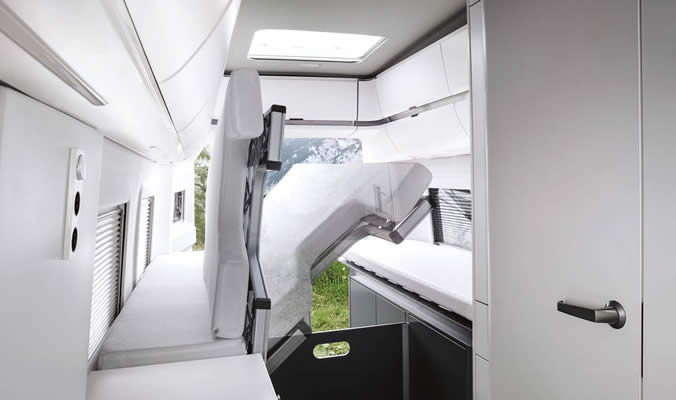 Volkswagen Grand California vw grand california ulozny prostor