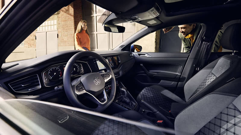 Volkswagen Polo Pohled na přístrojovou desku v interiéru modelu VW Polo