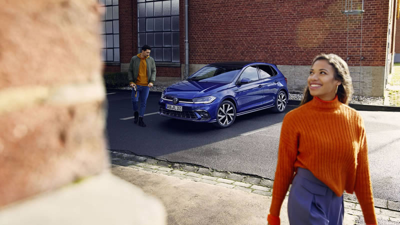 Volkswagen Polo Zaparkovaný Volkswagen Polo