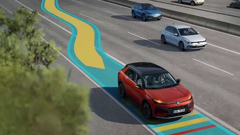 Volkswagen T-Roc asistenční systémy