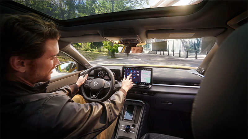 Volkswagen T-Roc interiér vozu