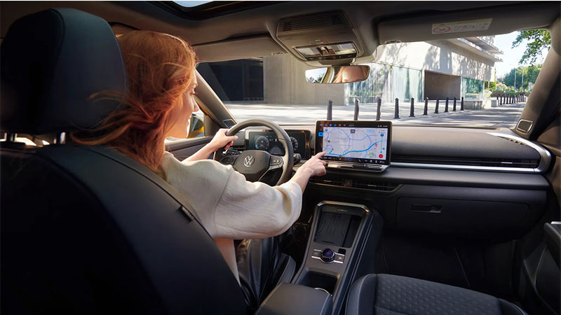 Volkswagen T-Roc interiér vozu