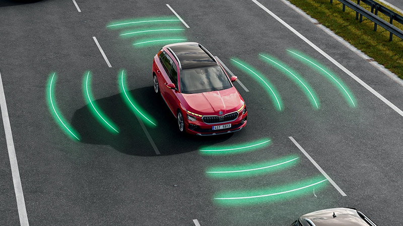 skoda kamiq skoda kamiq asistent jizdy